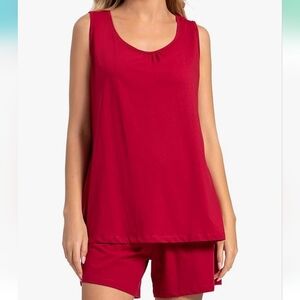 EnjoyNight Women's Cotton Tank Top Pajama Set, Super Soft!, Large, Never Worn